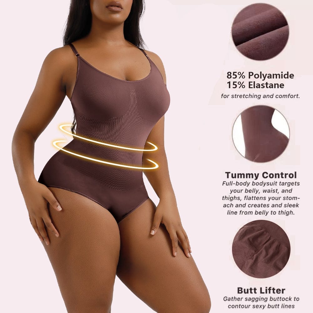 Women Bodysuit Slimming Waist Trainer Shapewear Butt Lifter Body