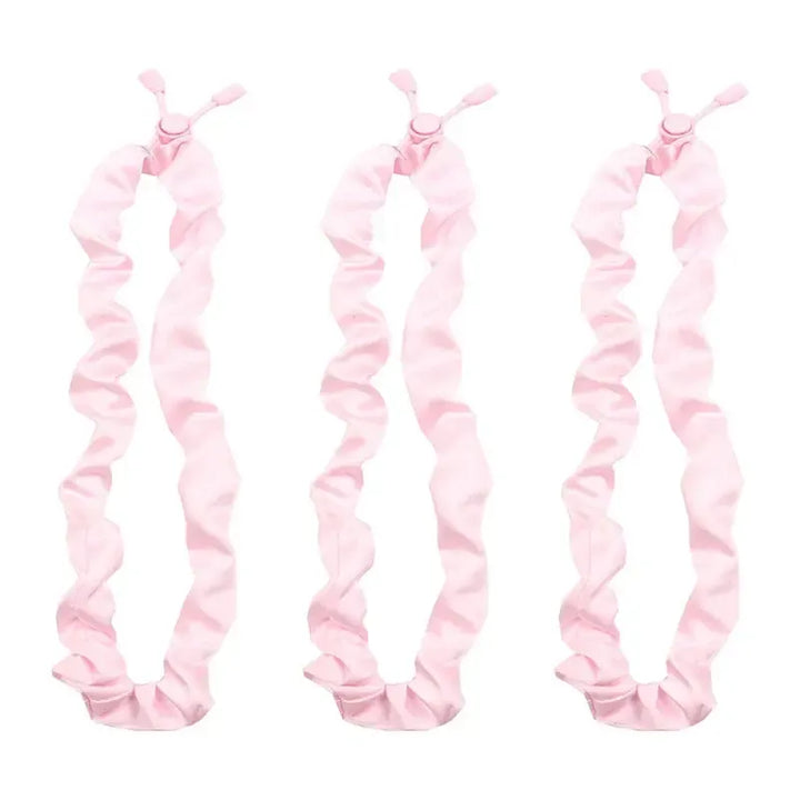 3pcs Adjustable Hair Rope Extra Length Scrunchie Elastic Tie No Slip Silky Satin Hair Loop Rubber Band-Bennys Beauty World