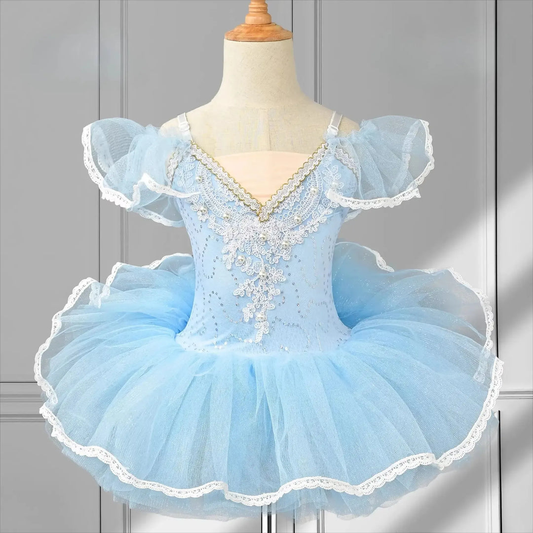 VIKITA Girls Flare Sleeve Princess Dress – Sizes 3T–10T - Bennys Beauty World