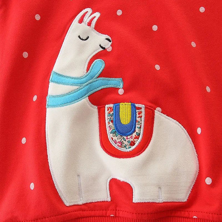 Girls Sweatshirts Cotton Cartoon Casual Clothes