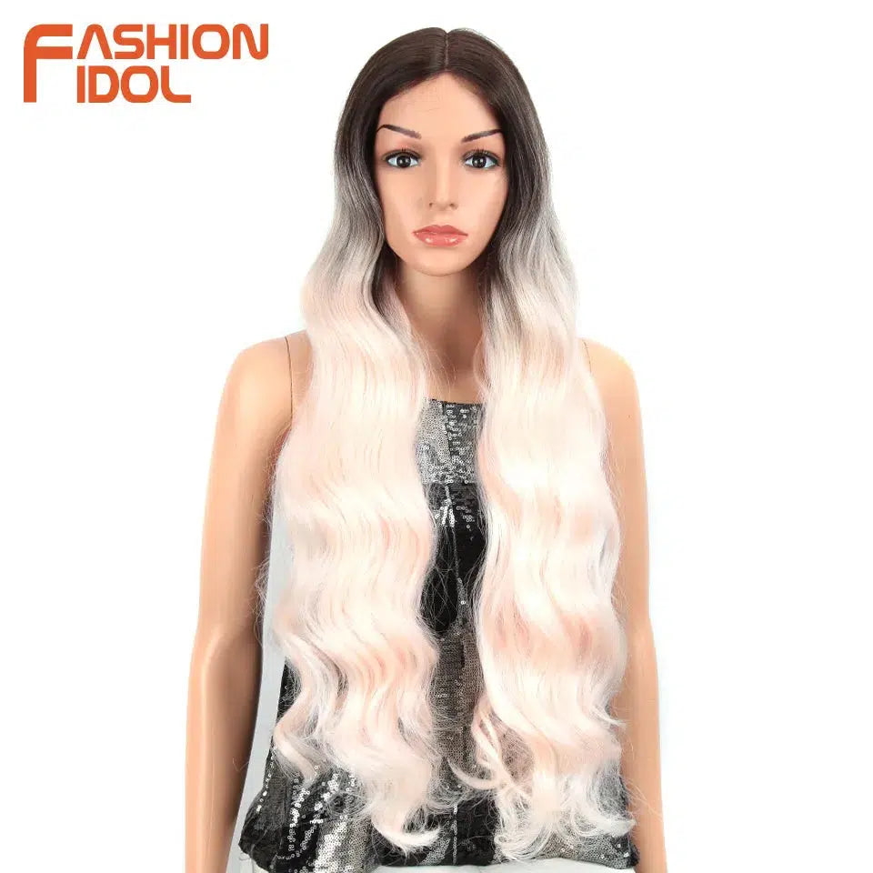 Deep Wave Wigs Synthetic Lace Front Wigs-Wig-Bennys Beauty World