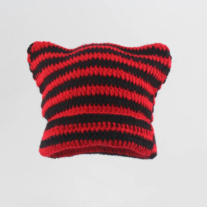 Women Girls Autumn Winter Cute Cat Ears Cap