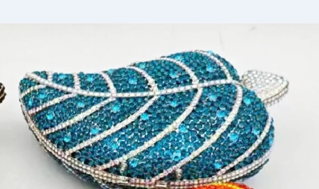 Crystal Diamond Evening Clutch Bag