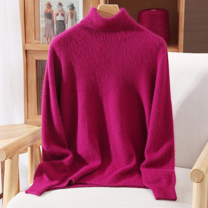 Women’s Cashmere High-Lapel Sweater
