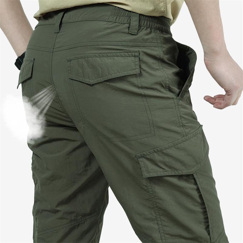 Waterproof Tactical Cargo Pants Men's Breathable Summer Casual Pants-pants-Bennys Beauty World