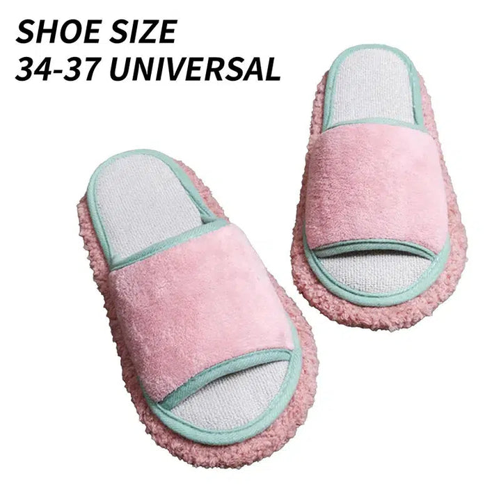 Solid Color Simple Floor Mopping Slippers-Bennys Beauty World