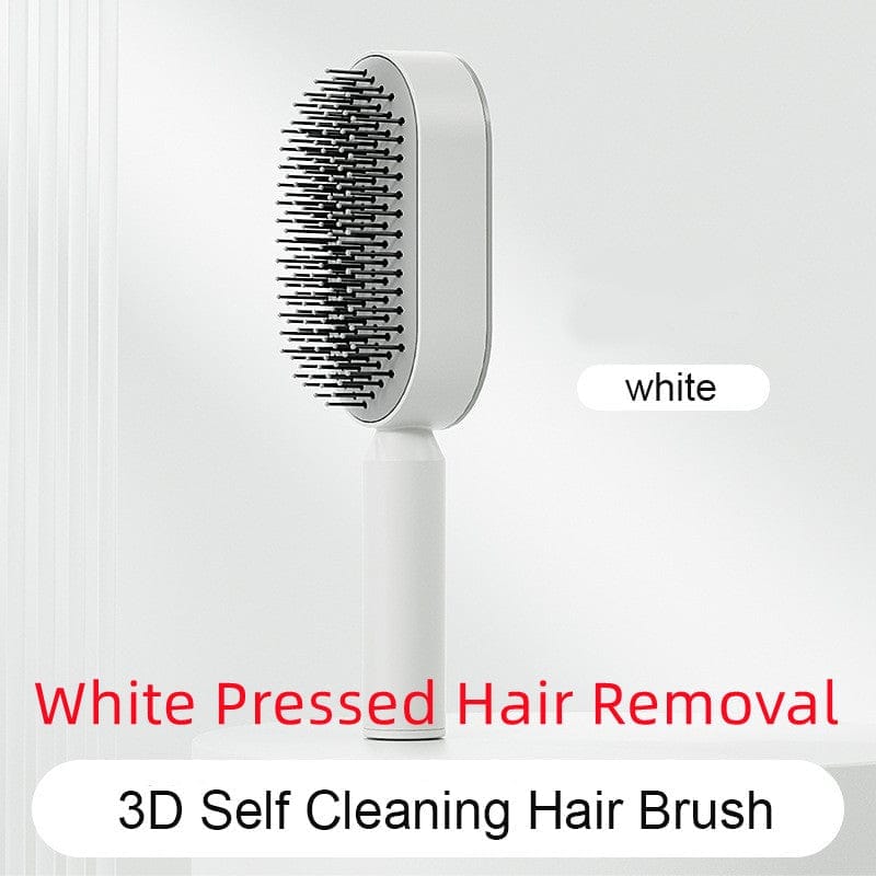 Self Cleaning Hair Brush For Women One-key Cleaning Hair Loss Airbag Massage Scalp Comb Anti-Static Hairbrush BENNYS 