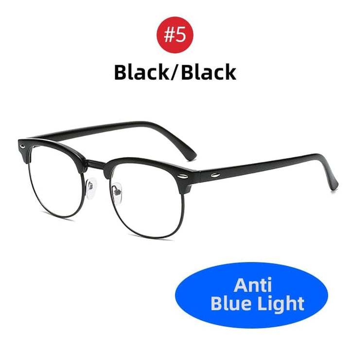 Semi Rimless Anti Blue Light Blocking Glasses BENNYS 