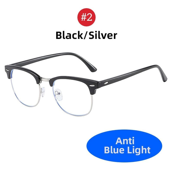 Semi Rimless Anti Blue Light Blocking Glasses BENNYS 