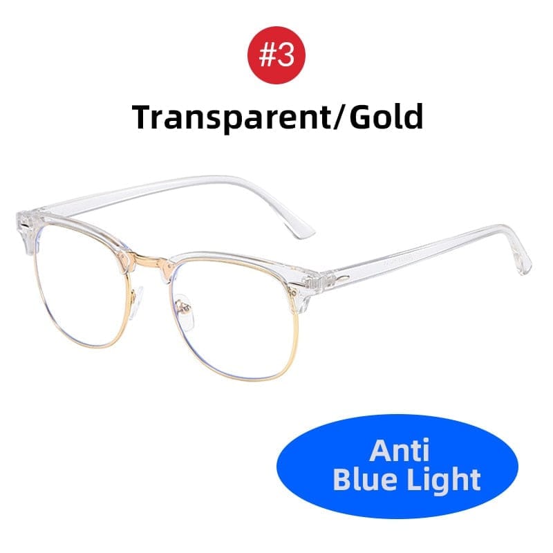 Semi Rimless Anti Blue Light Blocking Glasses BENNYS 