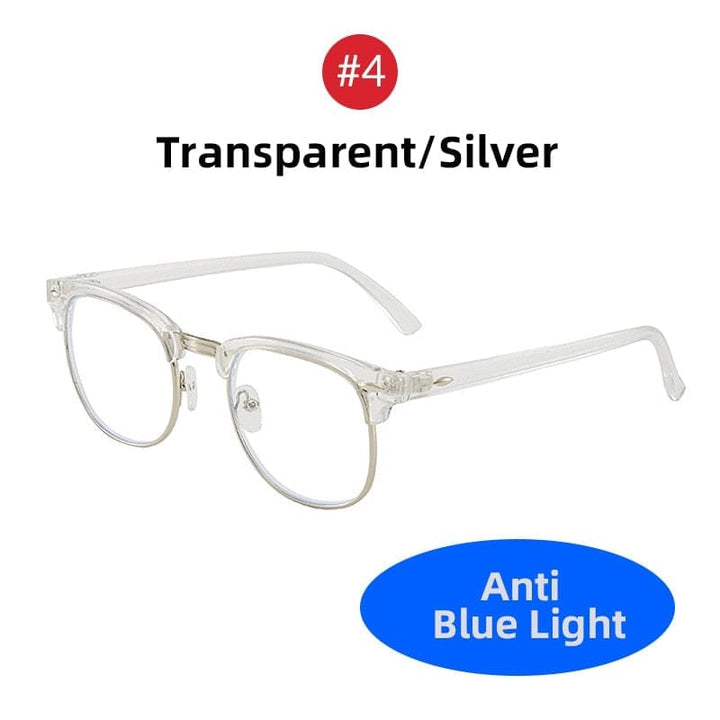 Semi Rimless Anti Blue Light Blocking Glasses BENNYS 