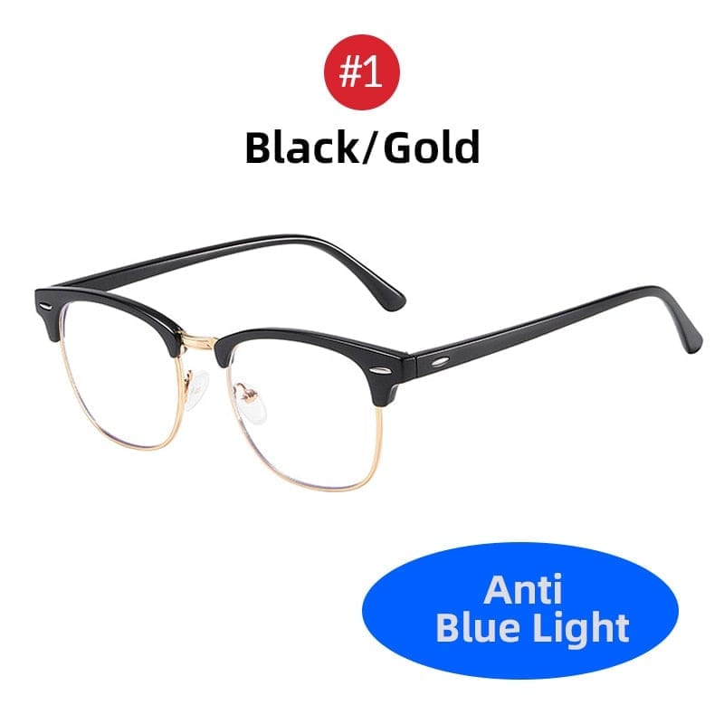 Semi Rimless Anti Blue Light Blocking Glasses BENNYS 