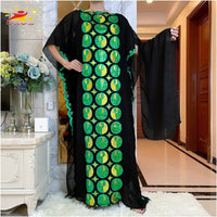 Sequins Embroidery Islamic Clothing African Women  Dress BENNYS 