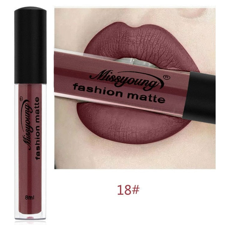 Sexy Brown Matte Lipgloss Sexy Liquid Lip Gloss BENNYS 