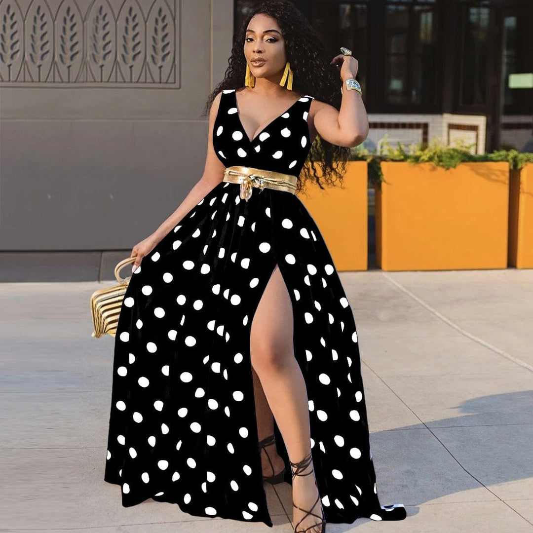 Sexy Dresses Women Party Ladies Belt Plus Size Forked Club Dresses – Bennys Beauty World Sexy Dresses Women Party Ladies Belt Plus Size Forked Club Dresses – Bennys Beauty World