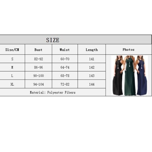 Sexy Women Boho Maxi Club Solid Sleeveless Dress BENNYS 