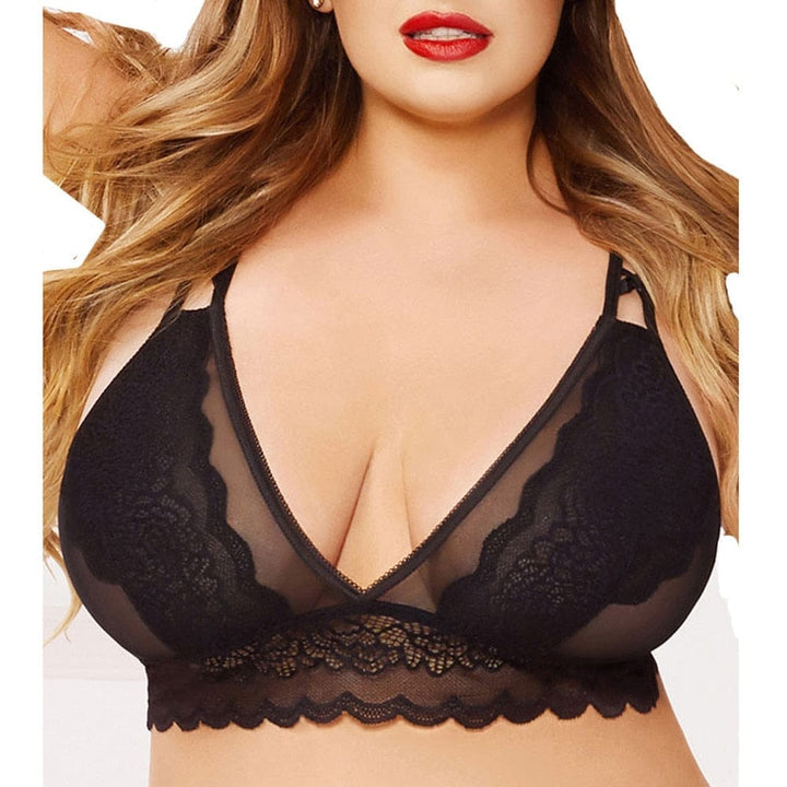 Sexy see-through enlarged bra and bra BENNYS 