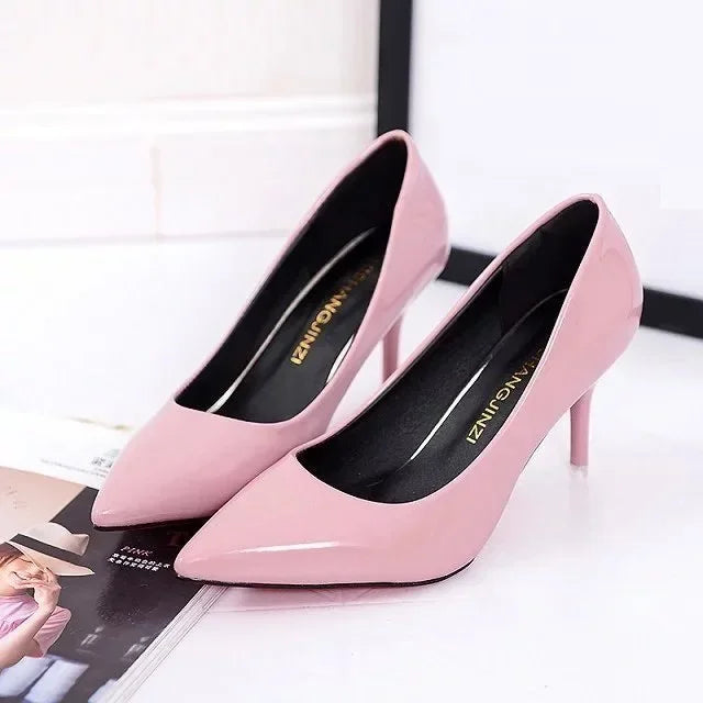 Women's Shoes Pointed Toe Pumps Patent Leather Fashion Shoes