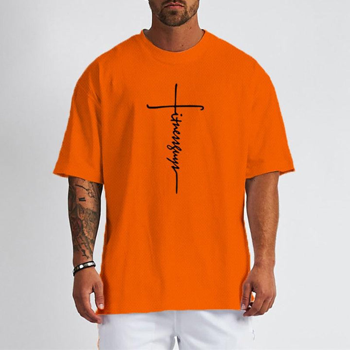 Oversized T shirt For Men Summer Half Sleeve T-Shirt-t-shirt-Bennys Beauty World