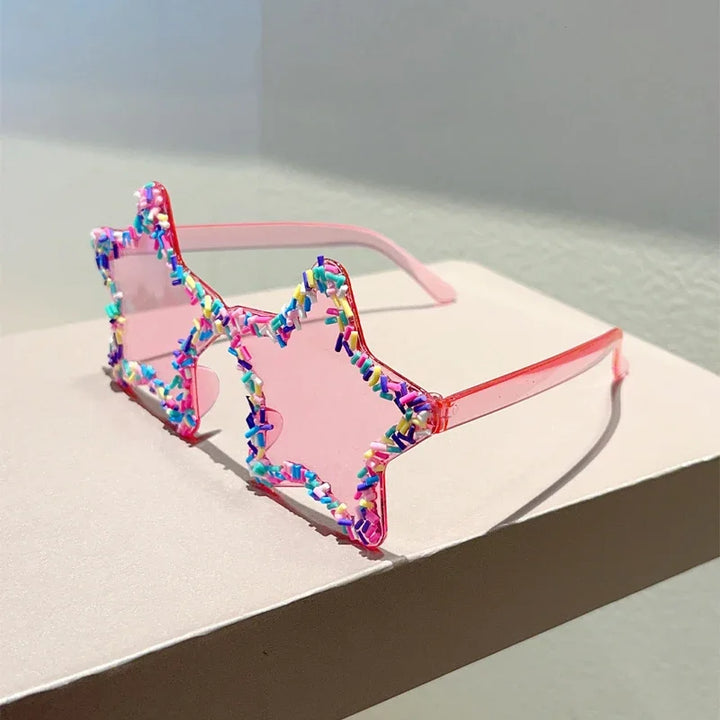 Star-Shaped Sunglasses | UV400 Gradient Beach &amp; Party Shades