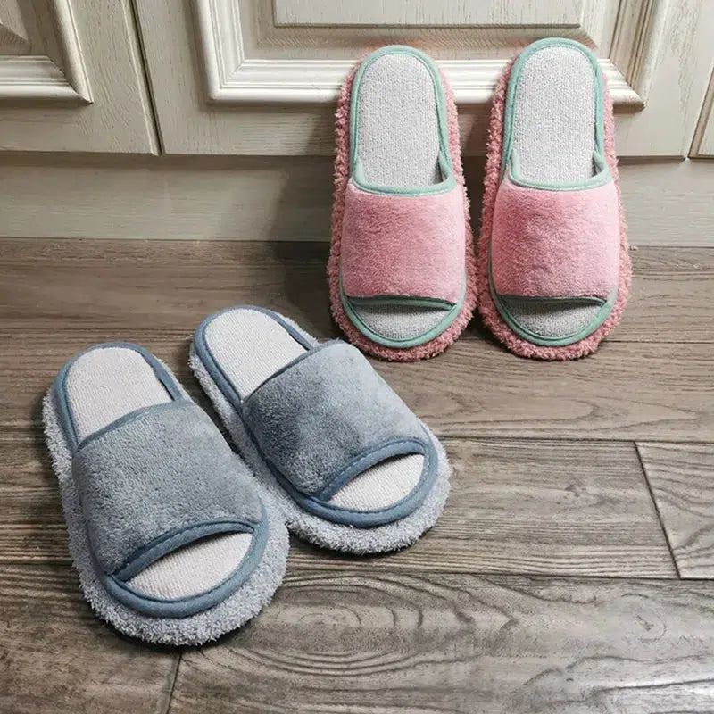 Solid Color Simple Floor Mopping Slippers-Bennys Beauty World