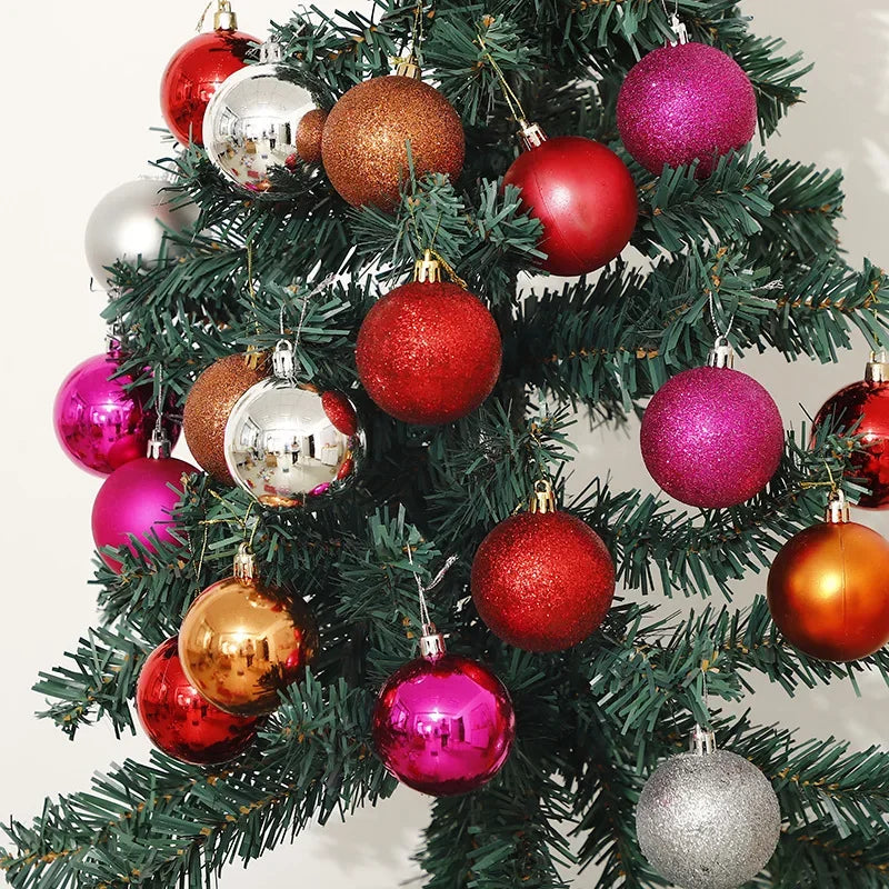 1Box 24/36pcs Christmas Ball Christmas Tree Ornament