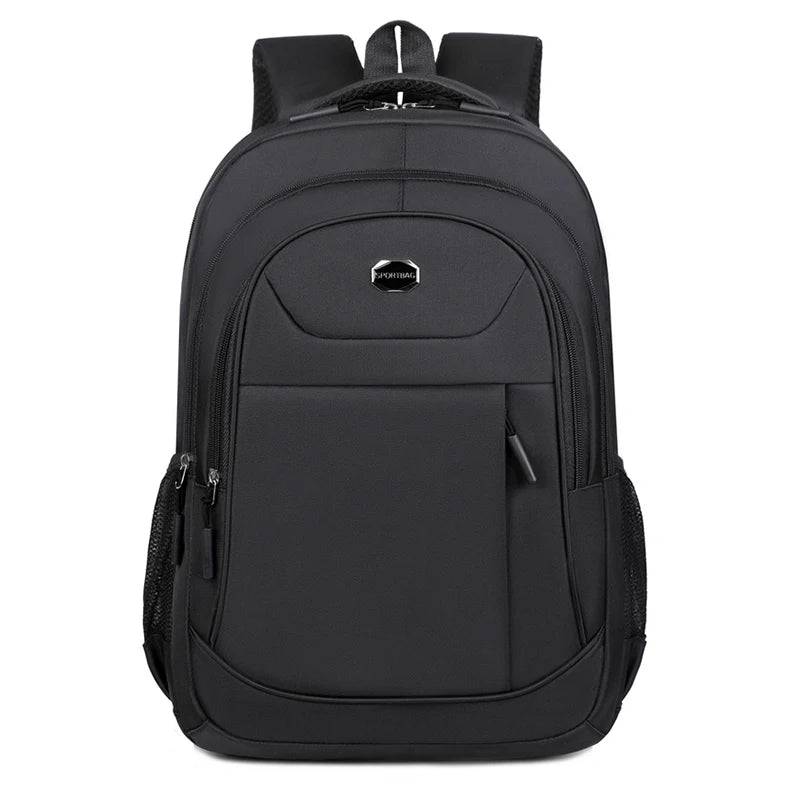 Waterproof Oxford Business Backpack – Casual Travel Laptop Bag with USB Port