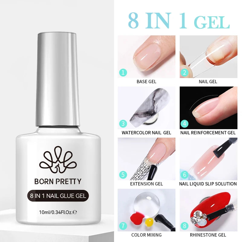 10ml Gel Nail Polish Gel 130 Colors Semi Permanent Solid Nail Gel