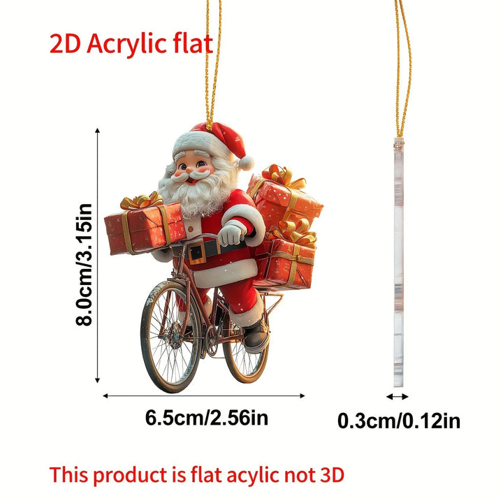 Winter Decorative Hanging Cartoon Santa Claus