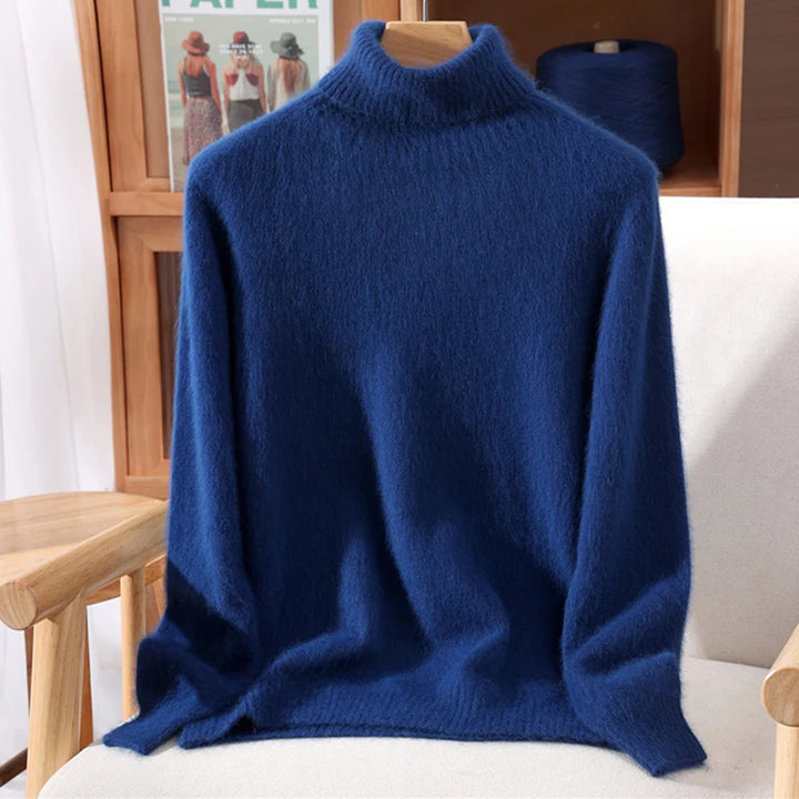 Women’s Cashmere High-Lapel Sweater