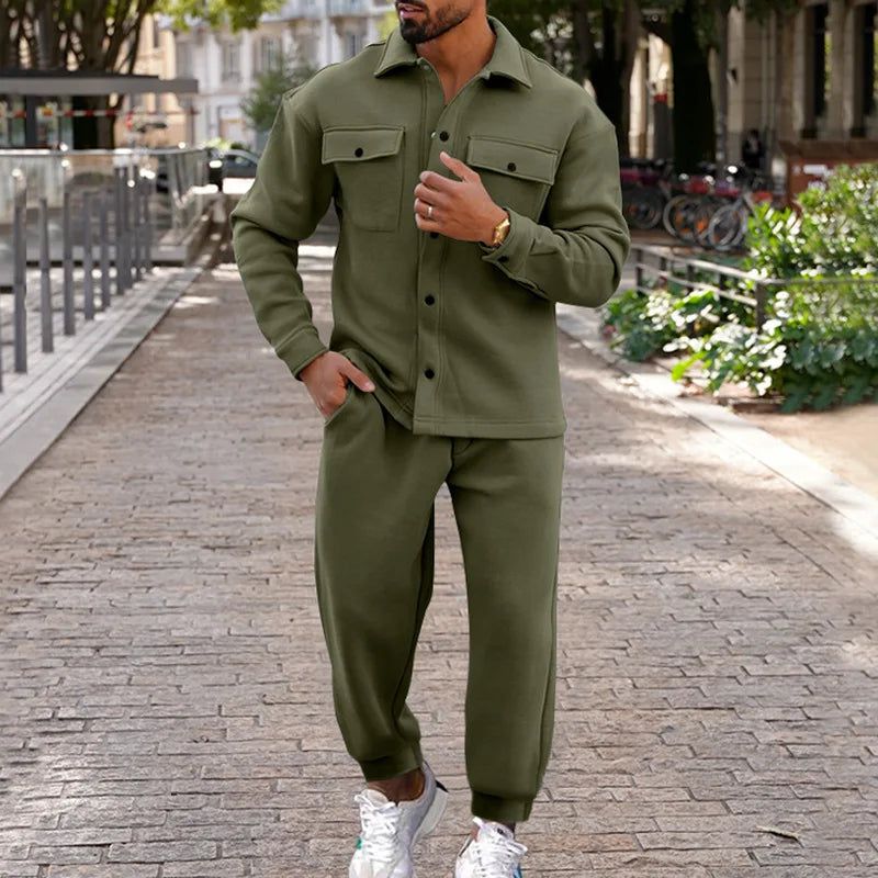 Men's Two-piece Tracksuit Casual Pants