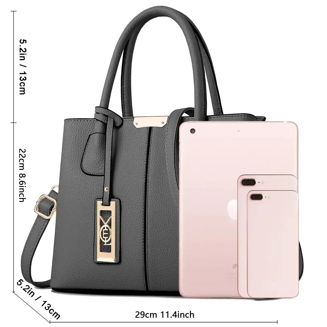 Famous Designer Brand Bags Women Leather Handbag New Luxury Ladies Purse zwq-Bennys Beauty World