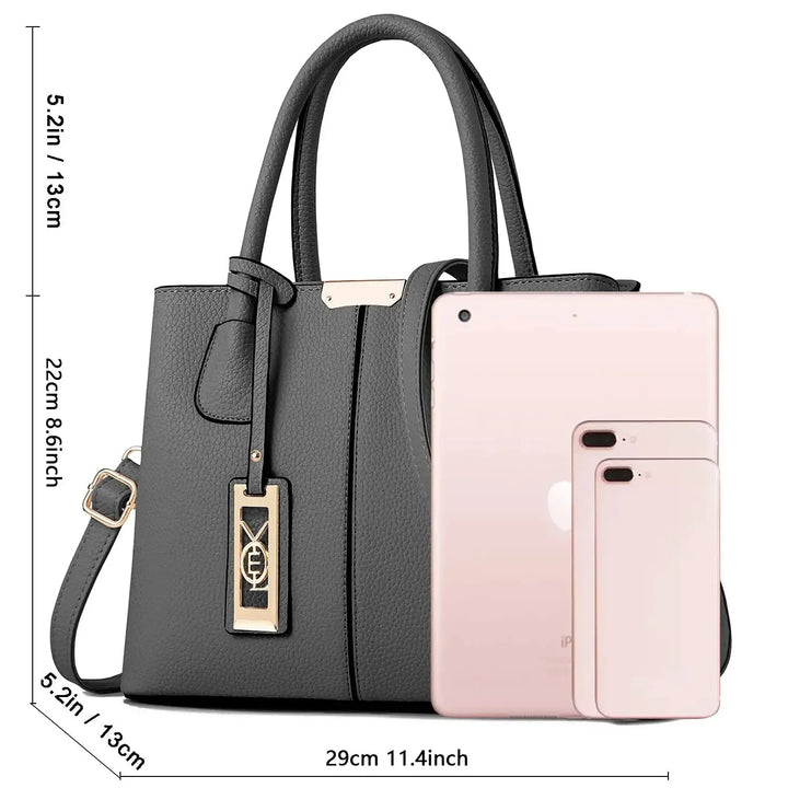 Famous Designer Brand Bags Women Leather Handbag New Luxury Ladies Purse zwq-Bennys Beauty World