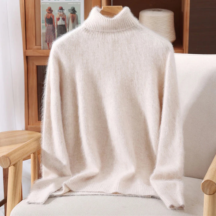 Women’s Cashmere High-Lapel Sweater