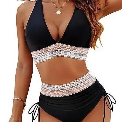 Solid Color Bikini Swimsuit Tight Multi - color - Bennys Beauty World