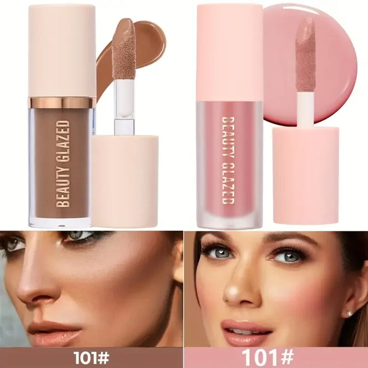 Liquid Blush Contour, Matte, Lightweight Waterproof Facial Base