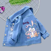 Cotton Baby Girls Denim Jacket-kids clothing-Bennys Beauty World
