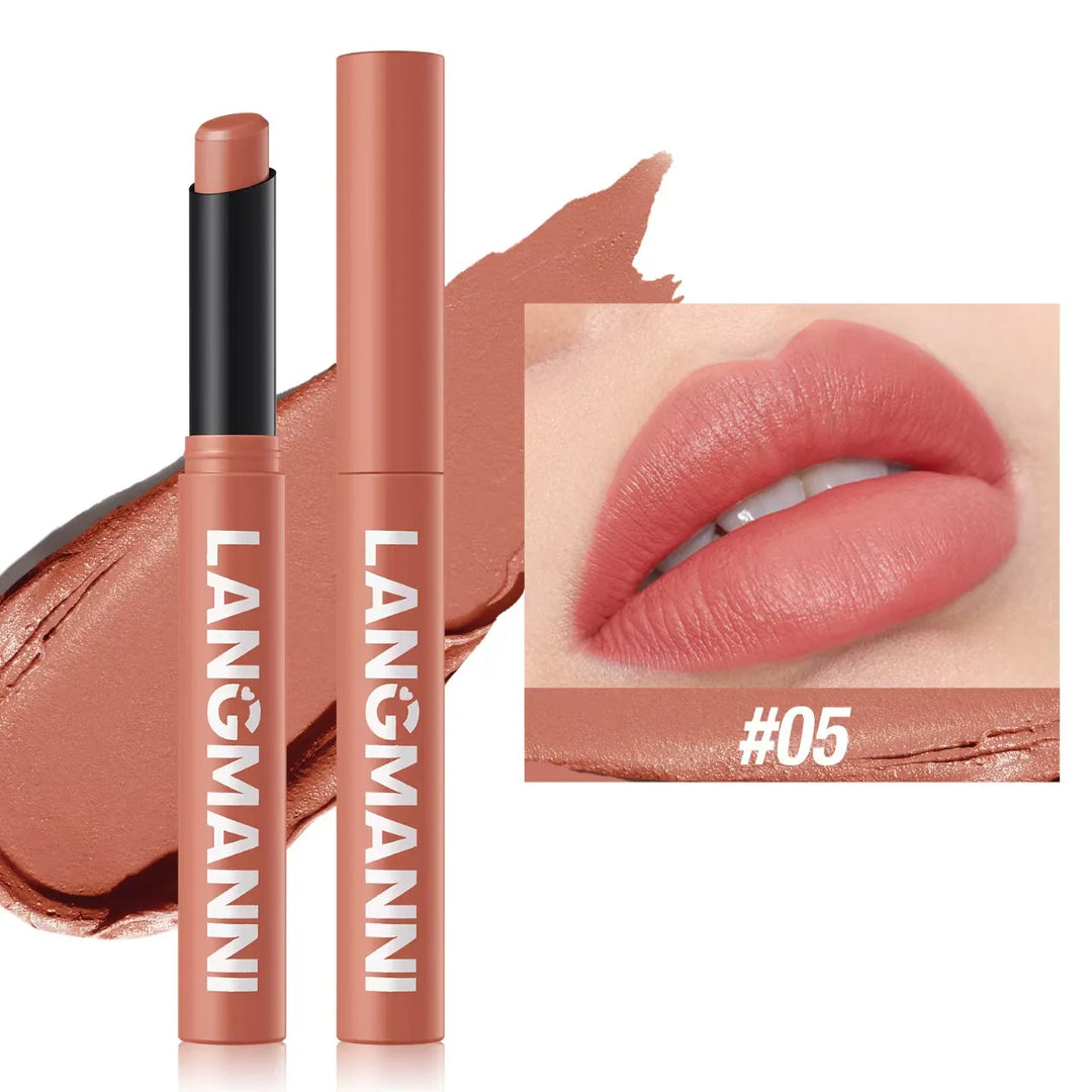 Twelve-color Matte Lipstick Pearly Highlighter Eyeshadow Stick