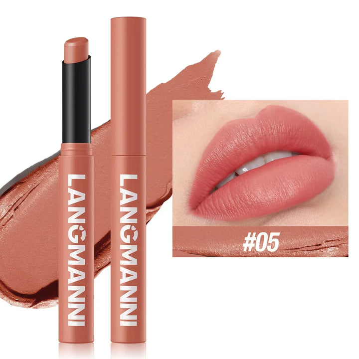 Twelve-color Matte Lipstick Pearly Highlighter Eyeshadow Stick