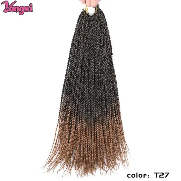 Full Star Pre-Twisted Crochet Braids – 30 Strands/Pack Synthetic Ombre Braiding Hair-braids-Bennys Beauty World
