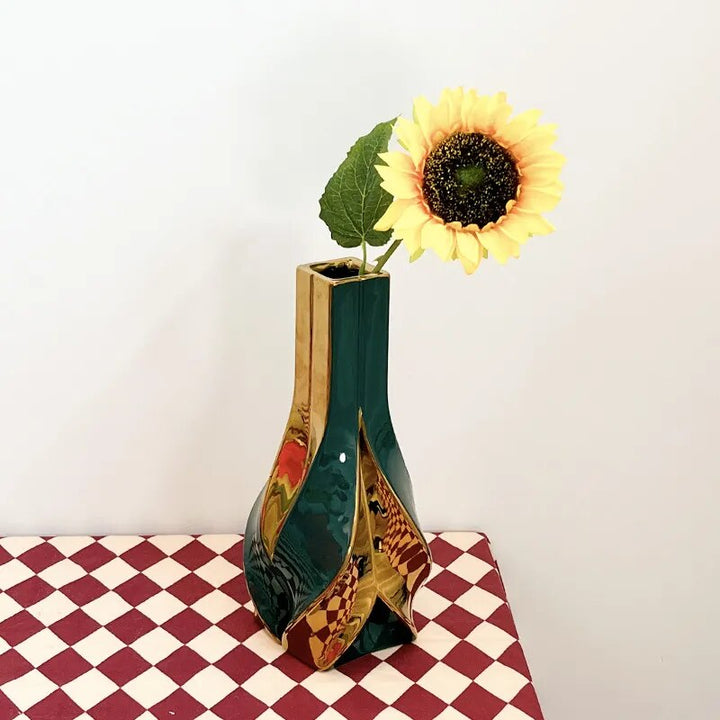 Ceramic Vintage Vase-Arlik interiors