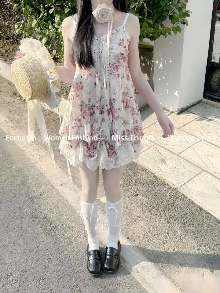 Summer Floral Chiffon Blouse For Women