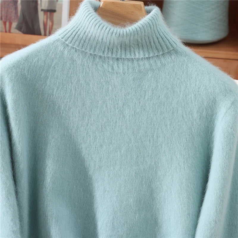 Women’s Cashmere High-Lapel Sweater
