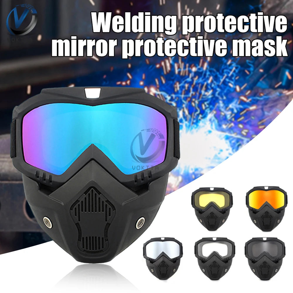 Automatic Safety Welding Mask Wrap Around Protection