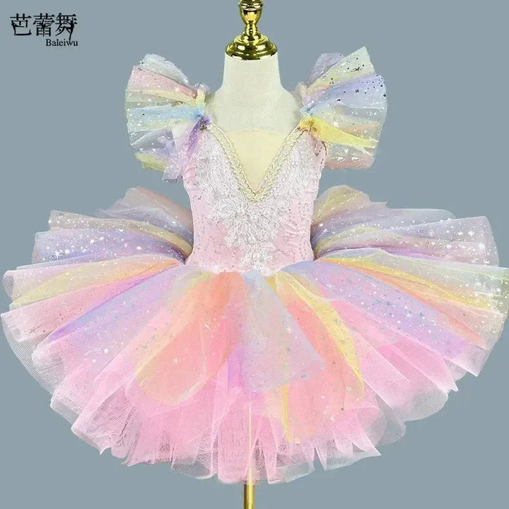 Girls Sequined Tutu Dance Dress – Princess Costume - Bennys Beauty World