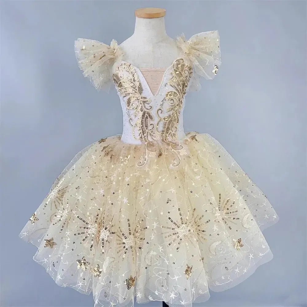 Girls Ballet Tutu Dress – Leotard &amp; Skirt Costume - Bennys Beauty World
