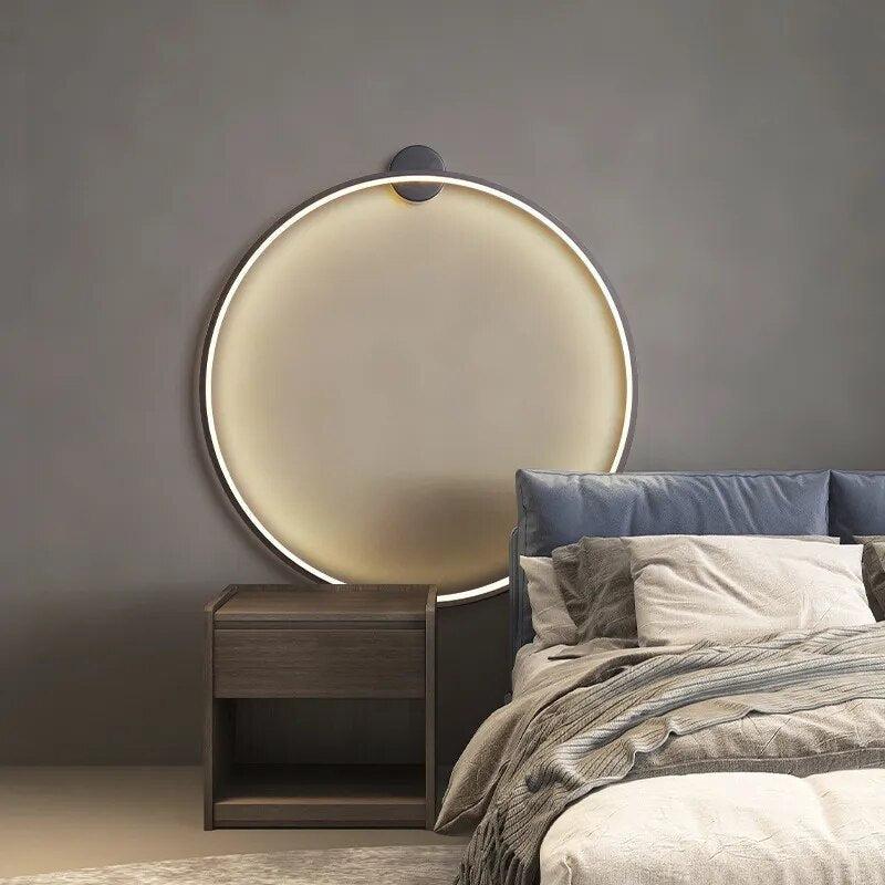 Circle Background Wall Lamps-Arlik interiors