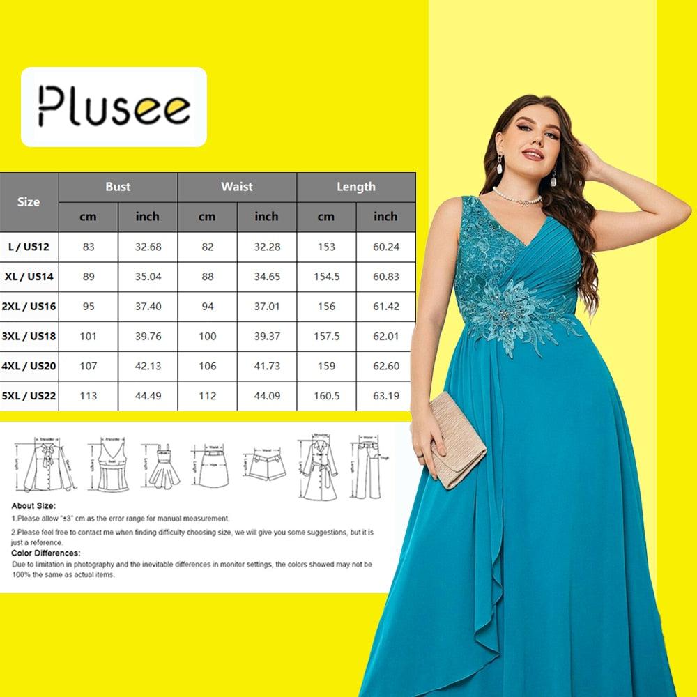 PlSize Evening Dresses-Dresses-Bennys Beauty World