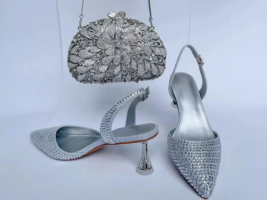Lady Diamonds Evening Clutch Purse Bag-purse-Bennys Beauty World