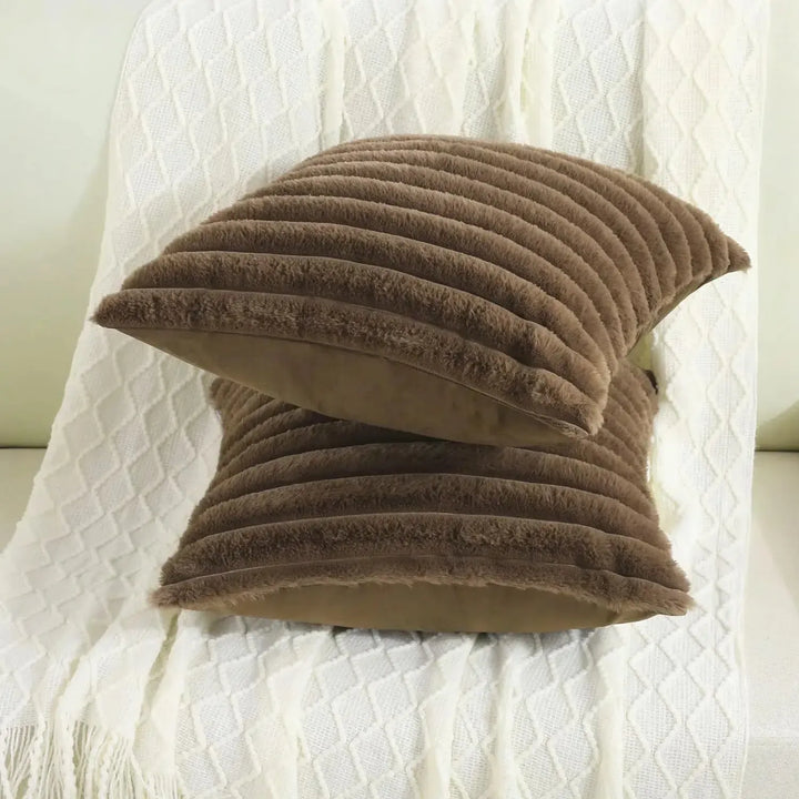 Faux Fur Sofa Cushion Cover - Bennys Beauty World
